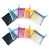 10 Pack Mini Zipper Mesh Bags Mini Zipper Pouch Small Mesh Bags with Zipper Mini Coin Pouch for Purse Lipstick Keys Bank Cards Makeup Cosmetics (5 Colors) view 1