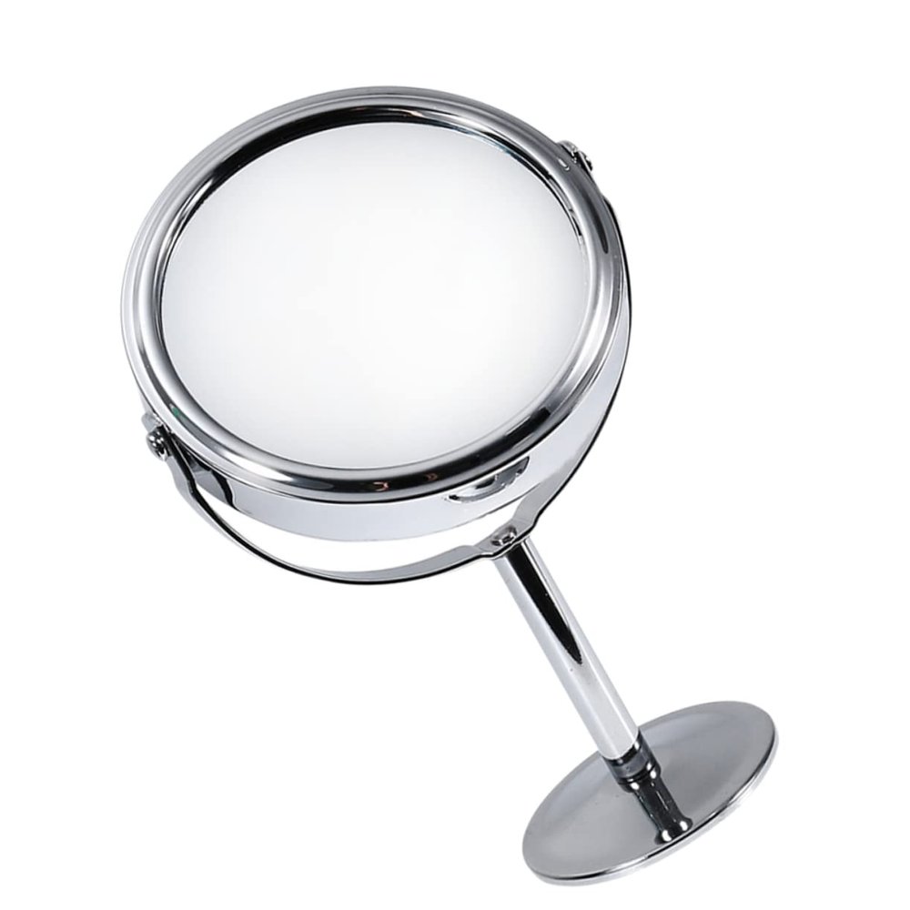 Beatifufu Desktop Rotation Makeup Mirror 4-inch Round Mirror Double Sided High-Definition for Women Girls
