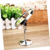 Beatifufu Desktop Rotation Makeup Mirror 4-inch Round Mirror Double Sided High-Definition for Women Girls view 2