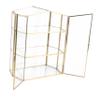 JEWEDECO 1pc Fine Crafted Glass Jewelry Storage Box Multi Cosmetics Organizer Home Use view 1