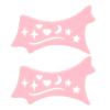 Dioche Eyeshadow Stencil, Silicone Quick Make Up Stencils Eye liner a Makeup Tool Multifunctional Eye Makeup Tool for Women, Beginners (Roseate) view 2
