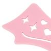 Dioche Eyeshadow Stencil, Silicone Quick Make Up Stencils Eye liner a Makeup Tool Multifunctional Eye Makeup Tool for Women, Beginners (Roseate) view 3