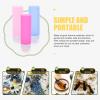 OHPHCALL Silicone Travel Lotion Bottles Dispensing Bottle for Toiletries Portable Shampoo Dispensers Airtight Travel Containers for Cosmetics for Bathroom view 2
