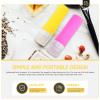 OHPHCALL Silicone Travel Lotion Bottles Dispensing Bottle for Toiletries Portable Shampoo Dispensers Airtight Travel Containers for Cosmetics for Bathroom view 4