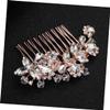 Baluue Wedding Elegant Headdress Rhinestone Crystal Alloy Comb Lady Chic Headdress Special Shape Lightweight for Wedding Day Party Festival Anniversary view 3