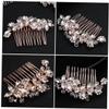 Baluue Wedding Elegant Headdress Rhinestone Crystal Alloy Comb Lady Chic Headdress Special Shape Lightweight for Wedding Day Party Festival Anniversary view 4