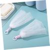 SOESFOUFU 3pcs Soap Saver Bags with Drawstring Soap Foaming Net for Exfoliating Lathering Durable Mesh Pouches for Shower Facial Cleaning view 4