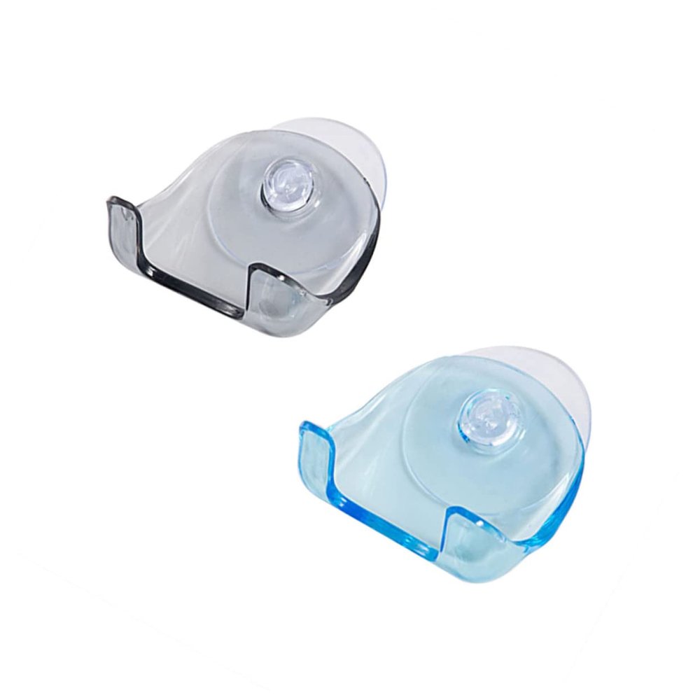 BUGUUYO Deluxe Multifunctional Shaver Organizer Wall Razor Holder Suction Cup 2pcs Set