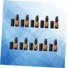 FOYTOKI 10Pcs Brown Glass Emulsion Bottles for Travel Use and Outdoor view 3