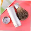 NOLITOY 1pc Shaving Brush for Men with Aluminum Handle Premium Blaireau Hairdressing Tool for Easy Lathering and Beard Care and Grooming Accessory view 3