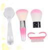 Beatifufu Nail Dust Brush Manicure Pedicure Brush Kit Nail Art Cleaning for Polish view 3