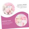 WOONEKY 30pcs Makeup Puff Sponge Dry Wet Dual Use Foundation Sponge for Face Makeup Removal view 3