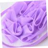 Baluue 6pcs Exfoliating Bath Gloves for Men Women Single Side Scrub Mitts for Dead Skin Removal Material for Easy Use Shower Bath Random Color view 3