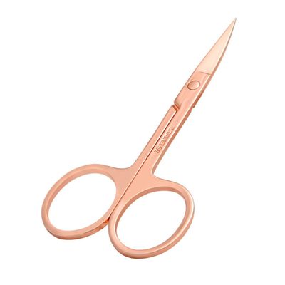 Beatifufu 4pcs Stainless Steel Nose Hair Trimmer Eyebrow Shaper Scissors Safe Easy to Use for Women