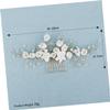 Beatifufu Bridal Wedding Headwear Vintage Hair Comb Gold Bridal Accessory Flower Headband for Wedding Party Theme view 2