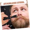 NOLITOY Rechargeable Nose Hair Scissors Double Sided Manual Trimmer Eyebrow Facial Steel Present view 2