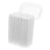 Baluue 200pcs Care Cotton Buds Dual Heads Gentle Cotton Swabs for Makeup Cleaning and Care Safe and Convenient Storage Box view 1