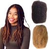 Human Braiding Hair Afro Kinky Curly Bulk Human Hair Extensions - Human Hair Bundles for Boho Braids, Dreadlock Extensions, Marley Twist Braiding Hair, Spring Twist, Cuban Twist, Kinky Curly view 3