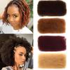 Human Braiding Hair Afro Kinky Curly Bulk Human Hair Extensions - Human Hair Bundles for Boho Braids, Dreadlock Extensions, Marley Twist Braiding Hair, Spring Twist, Cuban Twist, Kinky Curly view 4