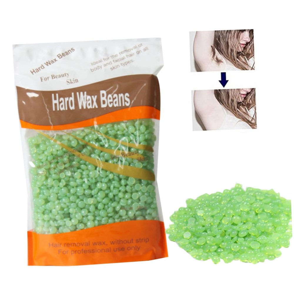 HAPINARY 300g Depilatory Bead Hair Removal Hard Wax for Body Painless Hair Removal