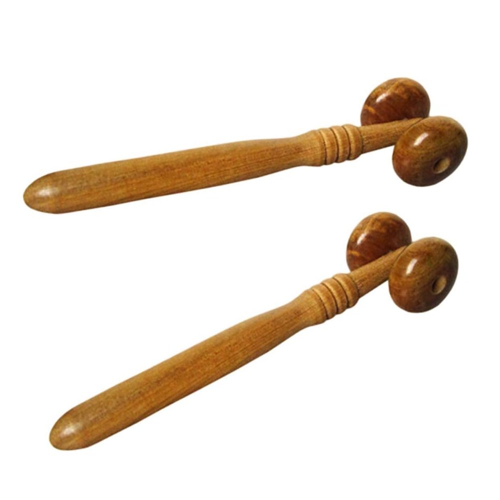 Baluue 2pcs Fragrant Wood Nose Tool Portable Roller for Shaping and Lifting Ergonomic Design for Daily Use Beauty Tool for Skincare Routine