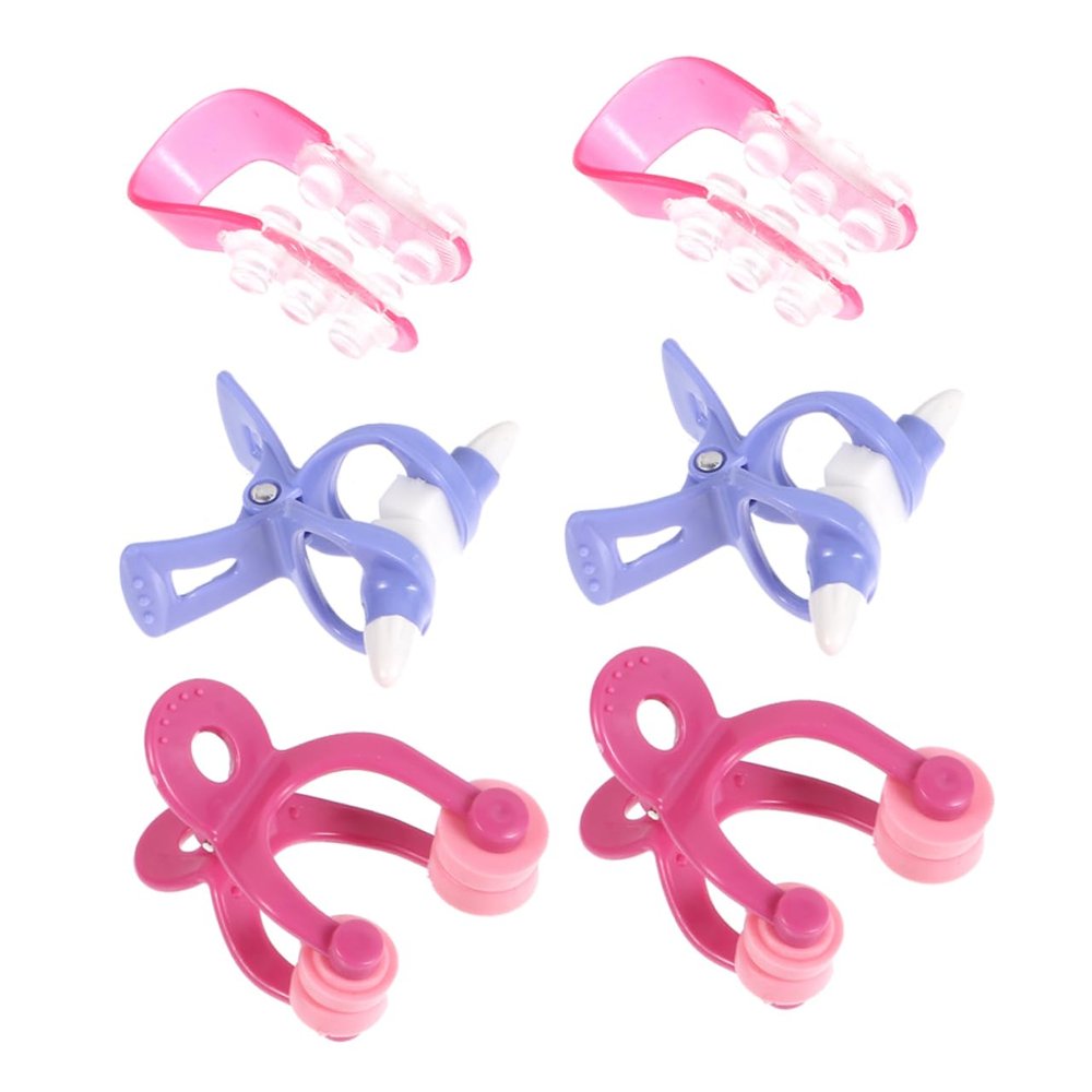 Baluue 2sets Nose Shaper Nose Bridge Straightener Slimming Device Durable Massager and Roller for Lifting and Shaping for Enhancing Contours
