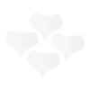 Anneome 4pcs Reusable Silicone Chest Wrinkle Pads Transparent -wrinkle Chest Soft Comfortable Fit for Discreet Wear under Clothing view 1