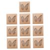 OHPHCALL 30pcs Square Eyelash Storage Box Butterfly Hollow Design Gold Window Neat Organizer for False Eyelashes for Makeup Artists and Personal Use view 1