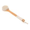 Beatifufu Quality Bamboo Shower Brush Long Handle Back Scrubber Luffa Back Scrubber for Shower Cellulite Massager view 1