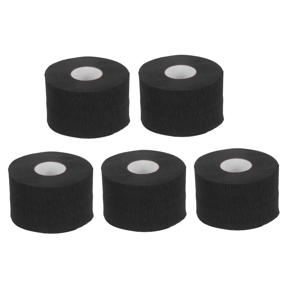 TOVINANNA 5rolls Disposable Neck Covering Paper for Hair Styling Stretchy Barber Neck Strips and Skin-Friendly Essential for Salon and Haircuts