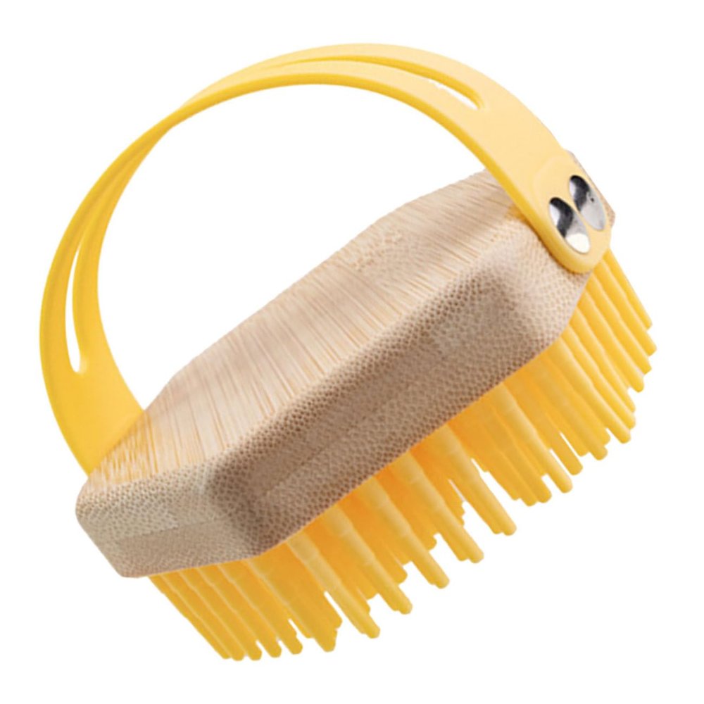 IWOWHERO Multi-use Bath Brush Silicone Body Scrubber for Exfoliating Body Brush Bath Accessories Body Exfoliator Bath Scrubber for Body