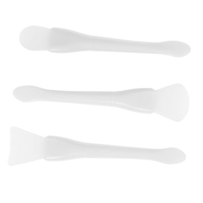 Hohopeti 3pcs Silicone Spatula Scraper Spatulas for Wax Seal Facial Mask Applicators Portable Reusable