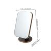 Baluue Rotatable Tabletop Makeup Mirror Durable Desktop Cosmetic Mirror with Elegant Design for Bathroom Dresser and Bedroom Use Stable Base for Steady Viewing view 2