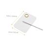 WOONEKY 2sets Acrylic Makeup Mixing Palette Nail Art Palette Pigment Mixing Plate Makeup Eye Shadow view 4