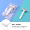 TOVINANNA 25pcs Disposable Shaving Razors for Women and Men Hair Trimmers for Private Areas Safe and Smooth Shaving Experience Travel-friendly and Individually Wrapped White view 4