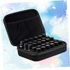 Baluue Portable Essential Oil Storage Case 30 Essential Oils Bottles Holder Black Organizer Box view 2
