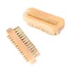 HAPINARY 5pcs Pig Mane Cleaning Brush for Hand Washing Nail Care and Household Cleaning Lotus Wood and Bristles for Dirt Removal view 1