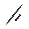 Baluue Dicephalous Lip Brushes for Makeup Dual-ended Applicator Wands for Lipstick and Gloss Compact and Portable Tool for Lip Application Black view 1