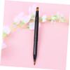 Baluue Dicephalous Lip Brushes for Makeup Dual-ended Applicator Wands for Lipstick and Gloss Compact and Portable Tool for Lip Application Black view 3