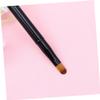 Baluue Dicephalous Lip Brushes for Makeup Dual-ended Applicator Wands for Lipstick and Gloss Compact and Portable Tool for Lip Application Black view 4