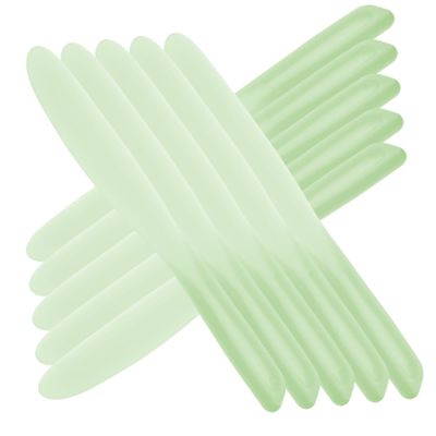 MUSISALY 10pcs Makeup Spatulas Large Silicone Mixing Tools for Cosmetics Foundation Face Mask