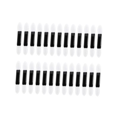 Baluue 100pcs Double-ended Eyeshadow Brush Dual-sided Sponge Applicators for Precise Makeup Application for Women and Girls Smooth Surface for Gentle Use