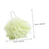Baluue 2pcs Soft Bath Balls Bubble Net for Comfortable Bathing Gentle Exfoliating Scrubber for Daily and Green for view 3
