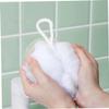 Baluue 2pcs Soft Bath Balls Bubble Net for Comfortable Bathing Gentle Exfoliating Scrubber for Daily and Green for view 4