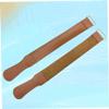 NOLITOY Longevity 2pcs Pure Cowhide Razor Strop Barber Strop for Razor Sharpening Durable Versatile view 2