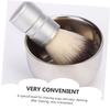 Gogogmee 3pcs Practical Shaving Bowl for Men Stainless Steel Beard Bubble Bowl Compact Travel view 3