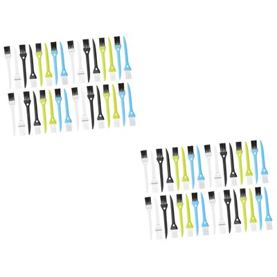 Healeved 72pcs Electric Shaver Cleaning Brush Razor Cleaning Brush Razor Duster for Men