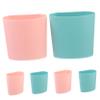 COLLBATH 6pcs Plastic Storage Bucket Hanging Trash Bucket for Home Salon Cart Attachment view 1