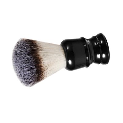 Gogogmee 1pc Men's Synthetic Shaving Brush for Black Men Beard Brush Resin Handle Styling Tool for Beard Cleaning