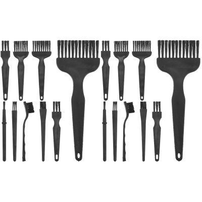 Mikinona 16pcs Facial Hair Removal Razor Cleaning Brush Electric Shaver Replacement Brush Material Soft Bristles Cleaning Tools for Women